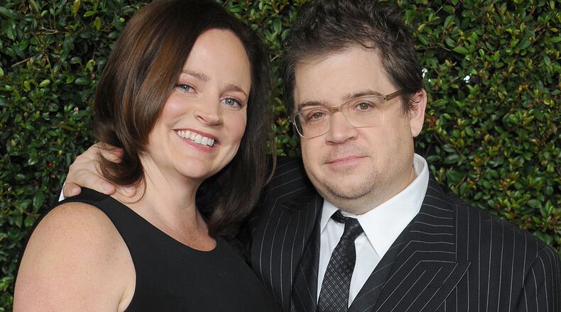 BEVERLY HILLS, CA - DECEMBER 15: Actor Patton Oswalt and wife Michelle McNamara arrive at the "Young Adult" Los Angeles Premiere at AMPAS Samuel Goldwyn Theater on December 15, 2011 in Beverly Hills, California. (Photo by Gregg DeGuire/FilmMagic)