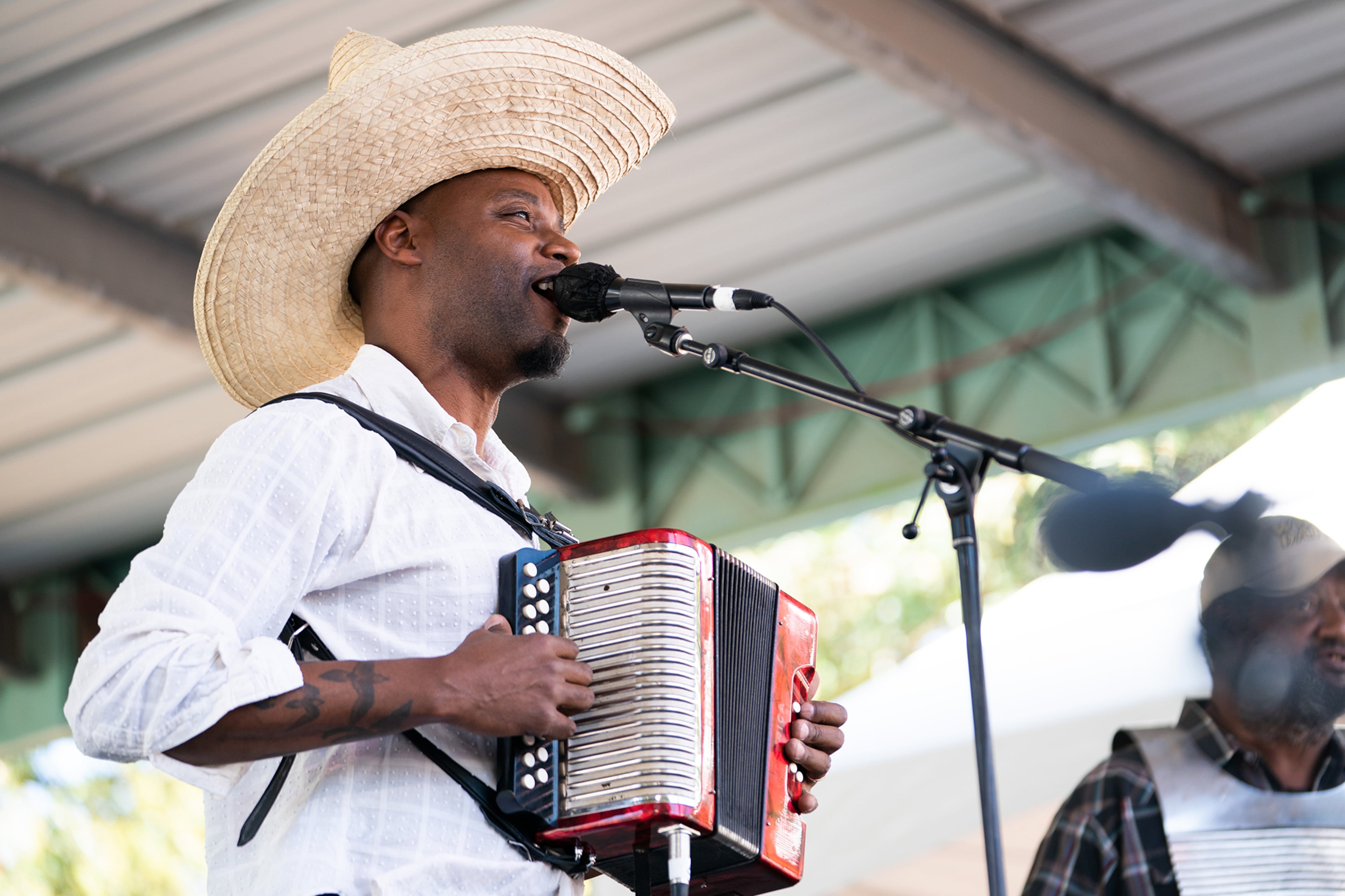 Zydeco, bluegrass and gospel are three examples of American music genres that blossomed from folk traditions. They all have deep roots in the South, too.