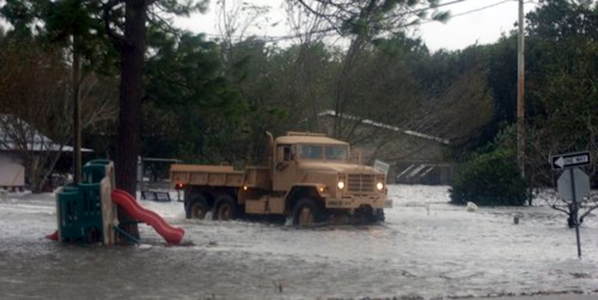 Hurricane Ike comes ashore