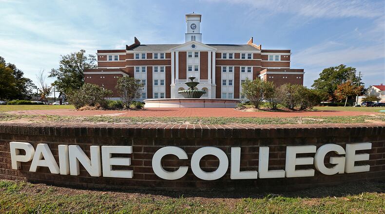 November 1, 2017 Augusta: The campus of Paine College on Wednesday, November 1, 2017, in Augusta.    Curtis Compton/ccompton@ajc.com