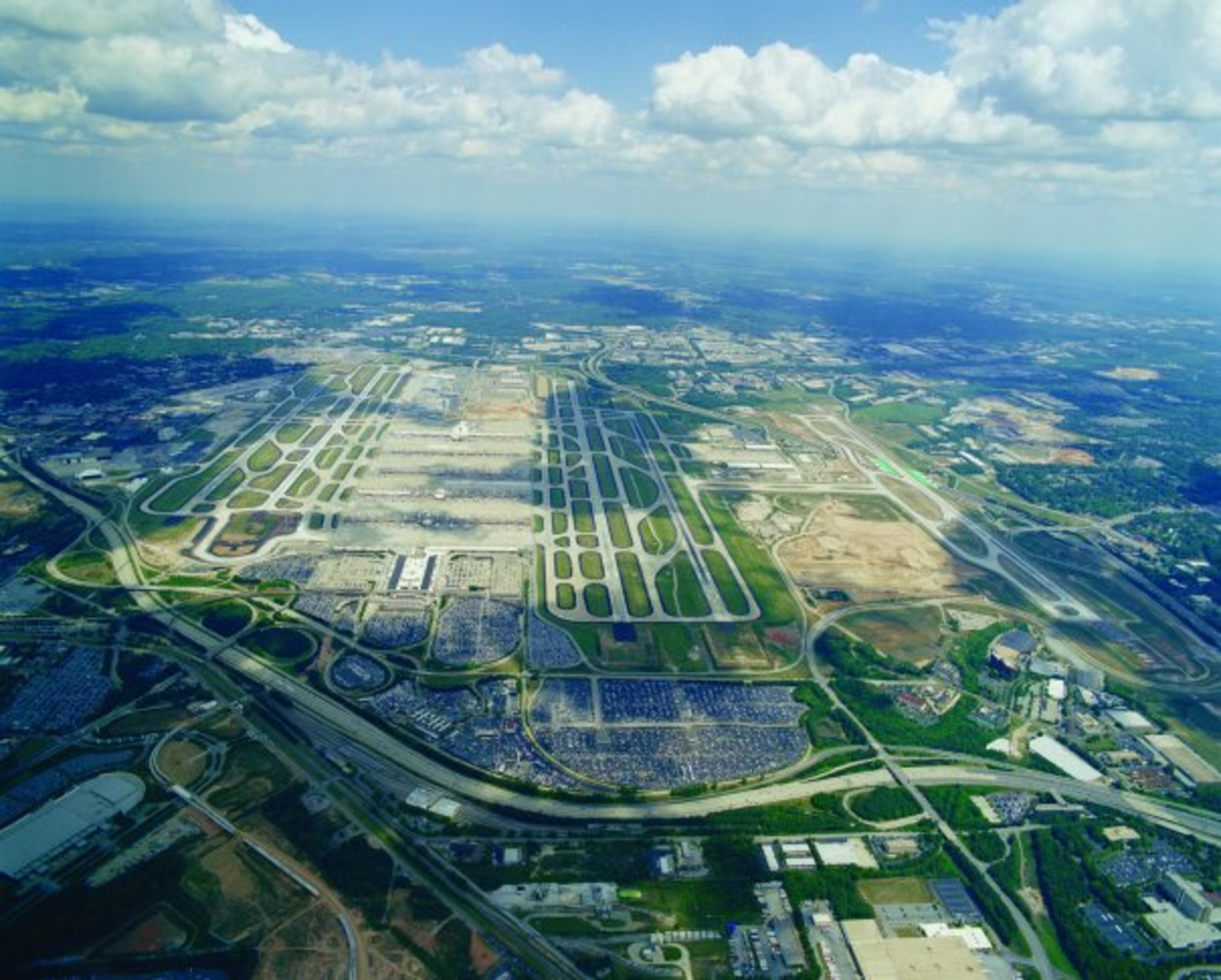 The airport, which is 10 miles from downtown Atlanta, encompasses a hefty 4,700 acres. (Hartsfield-Jackson Atlanta International Airport, 2016)