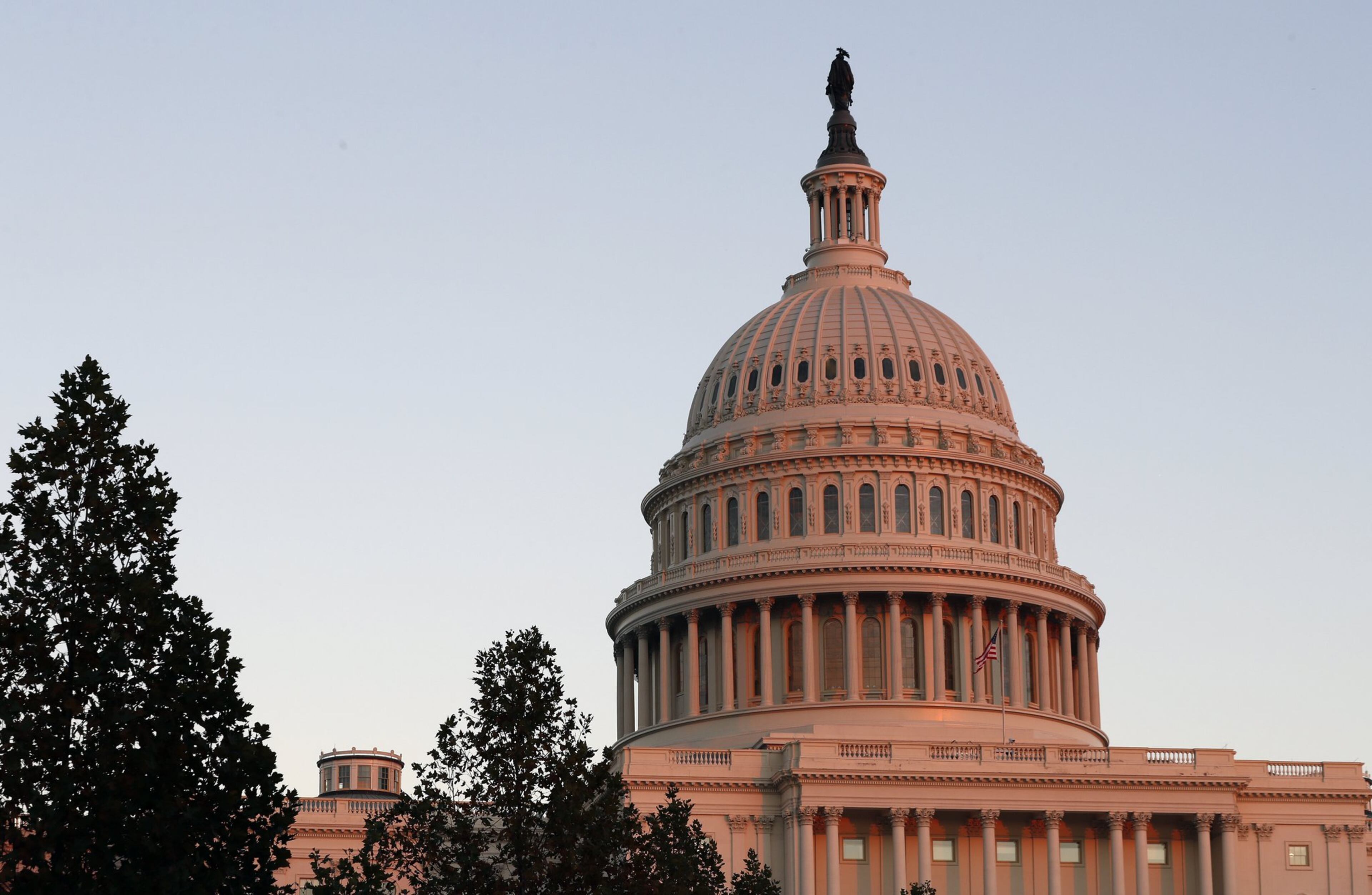 The dome of the U.S. Capitol in Washington.
