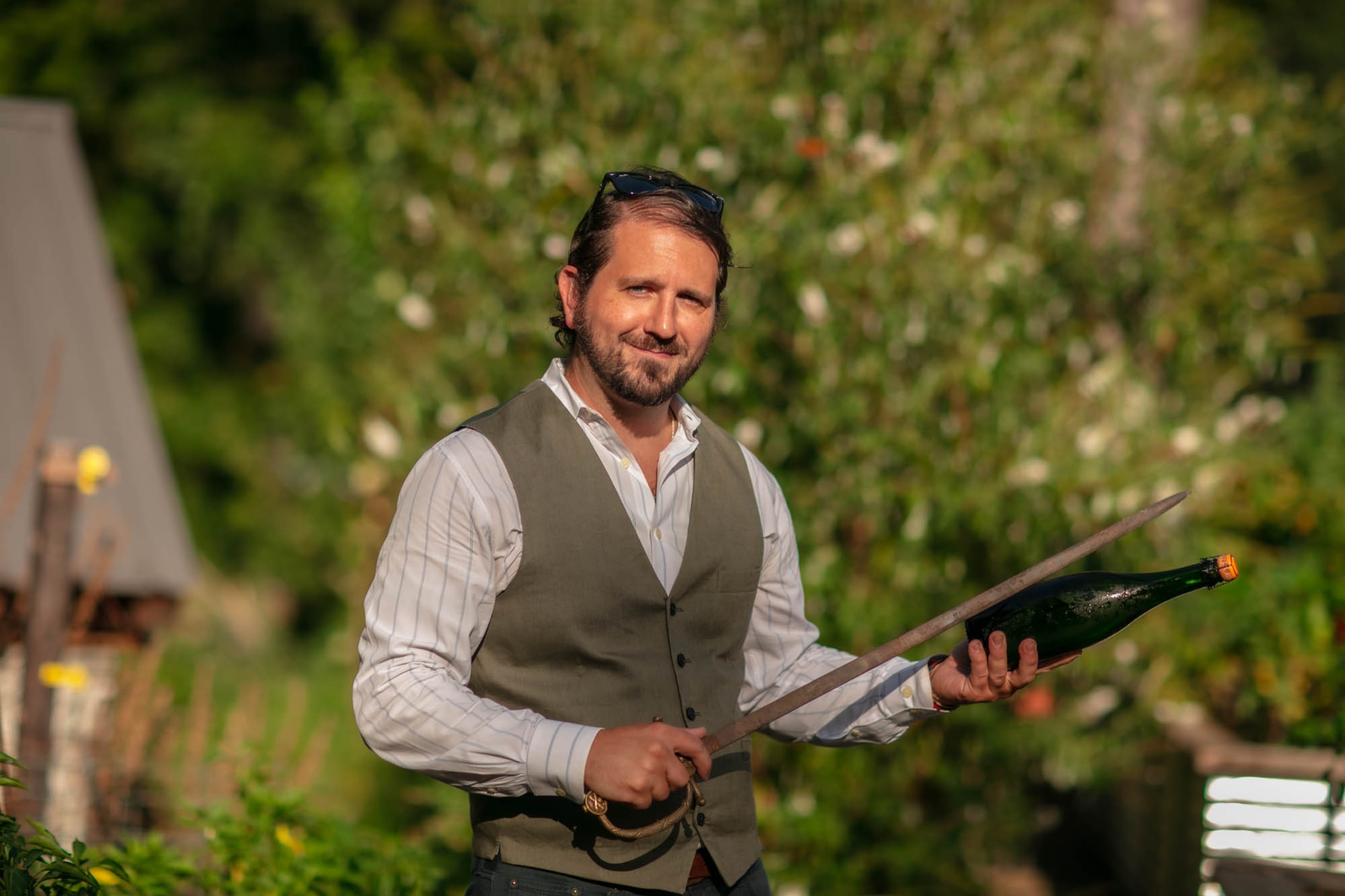 Juan Cortez runs natural wine pop-up Stanky Wine. (Courtesy of Michael Thompson)