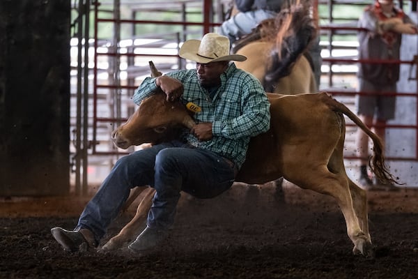 Hundreds gathered for a rodeo in Cobb County in 2024. (Ben Hendren for the AJC)