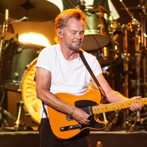 John Mellencamp performs at Ameris Bank Amphitheatre as part of his "Dancing Words" tour Saturday, Aug. 1, 2026, in Alpharetta. (Ryan Fleisher for the AJC)