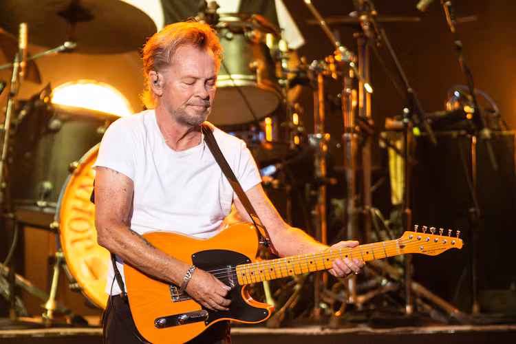 John Mellencamp performs at Ameris Bank Amphitheatre as part of his "Dancing Words" tour Saturday, Aug. 1, 2026, in Alpharetta. (Ryan Fleisher for the AJC)