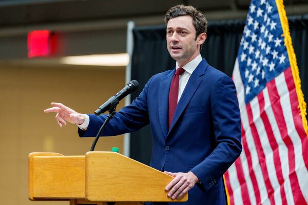 U.S. Sen. Jon Ossoff, D-Ga., is up for reelection next year. (Jason Allen/AJC)