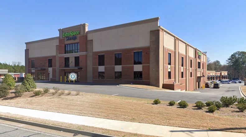 Extra Space Storage has worked out an issue with Waste Management to keep their waste receptacle indoors. (Google Maps)