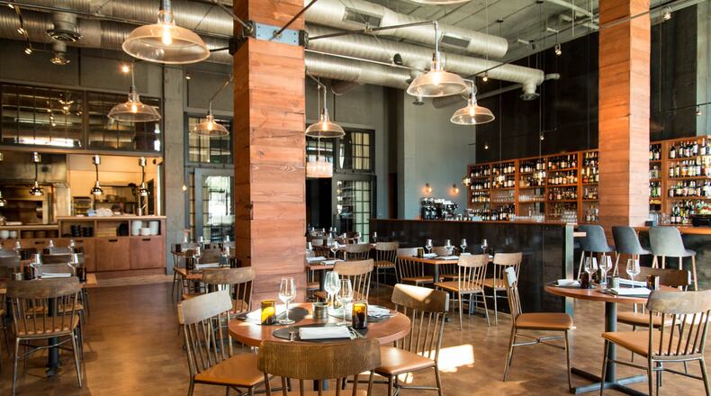 Donetto’s interior is striking and includes some features that recall the building’s former life as a meatpacking facility. CONTRIBUTED BY MIA YAKEL