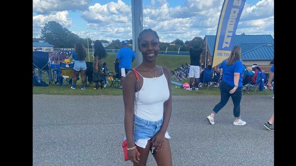 Albany State University sophomore Eyanna Vereen was scared by the bomb threat at her school on Monday, Jan. 31, 2022. (Courtesy photo)