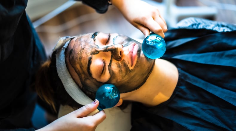 Clean Your Dirty Face's signature massage tool is the Ice Queen, a refrigerated glass tool used during its 5-point acupressure face massage during every facial.
Courtesy of Clean Your Dirty Face