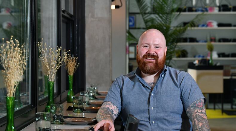 Portrait of Chef Kevin Gillespie at his new restaurant Cold Beer on Wednesday, March 11, 2020.  (Hyosub Shin / Hyosub.Shin@ajc.com)