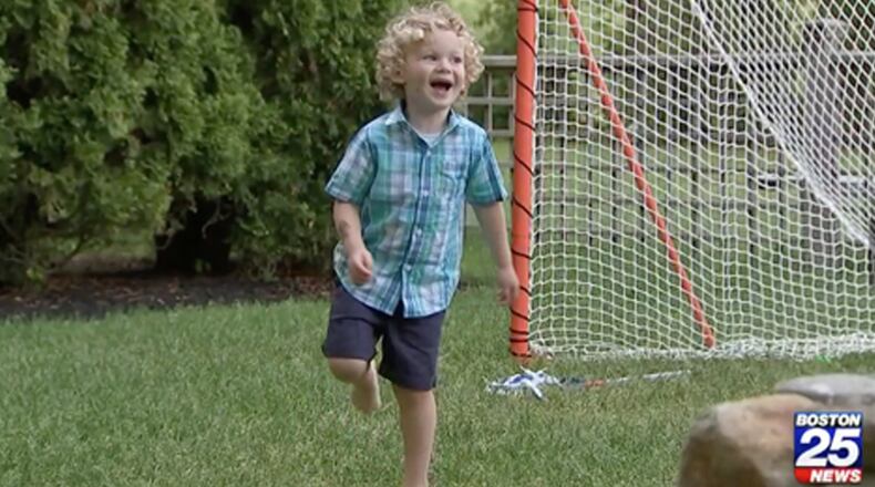 Connor Orpik was choking on a piece of candy during a Memorial Day parade, but a quick thinking police officer saved the 4-year-old's life.