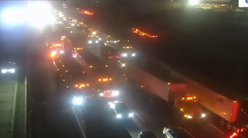 A man was killed on I-75 South in Cobb County early Wednesday morning, according to police.