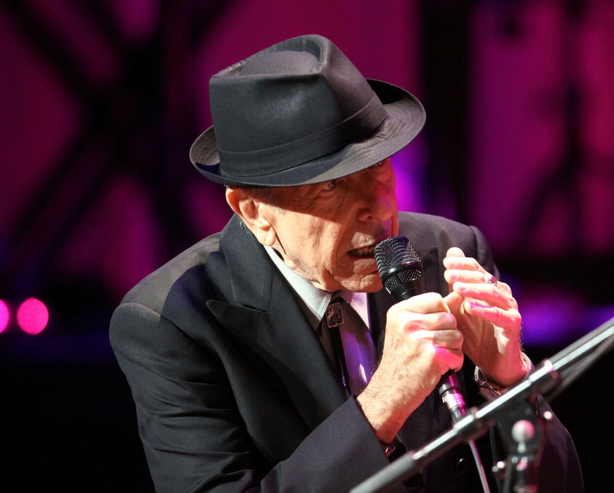 Leonard Cohen performs at the the Fox Theatre