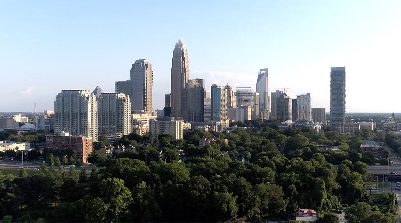 The skyline of Charlotte, N.C. JEFF SINER/THE CHARLOTTE OBSERVER