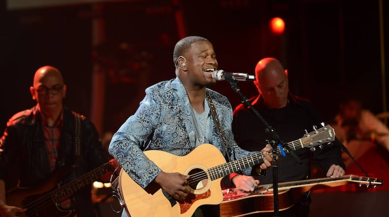 AMERICAN IDOL XIII: C.J. Harris performs on AMERICAN IDOL XIII airing Wednesday, April 9 (8:00-10:00 PM ET / PT) on FOX. CR: Michael Becker / FOX. Copyright 2014 / FOX Broadcasting. C.J. Harris last week during 80s theme week doing Tom Petty's "Free Fallin.' " Will this be his week to fall? CREDIT: Fox