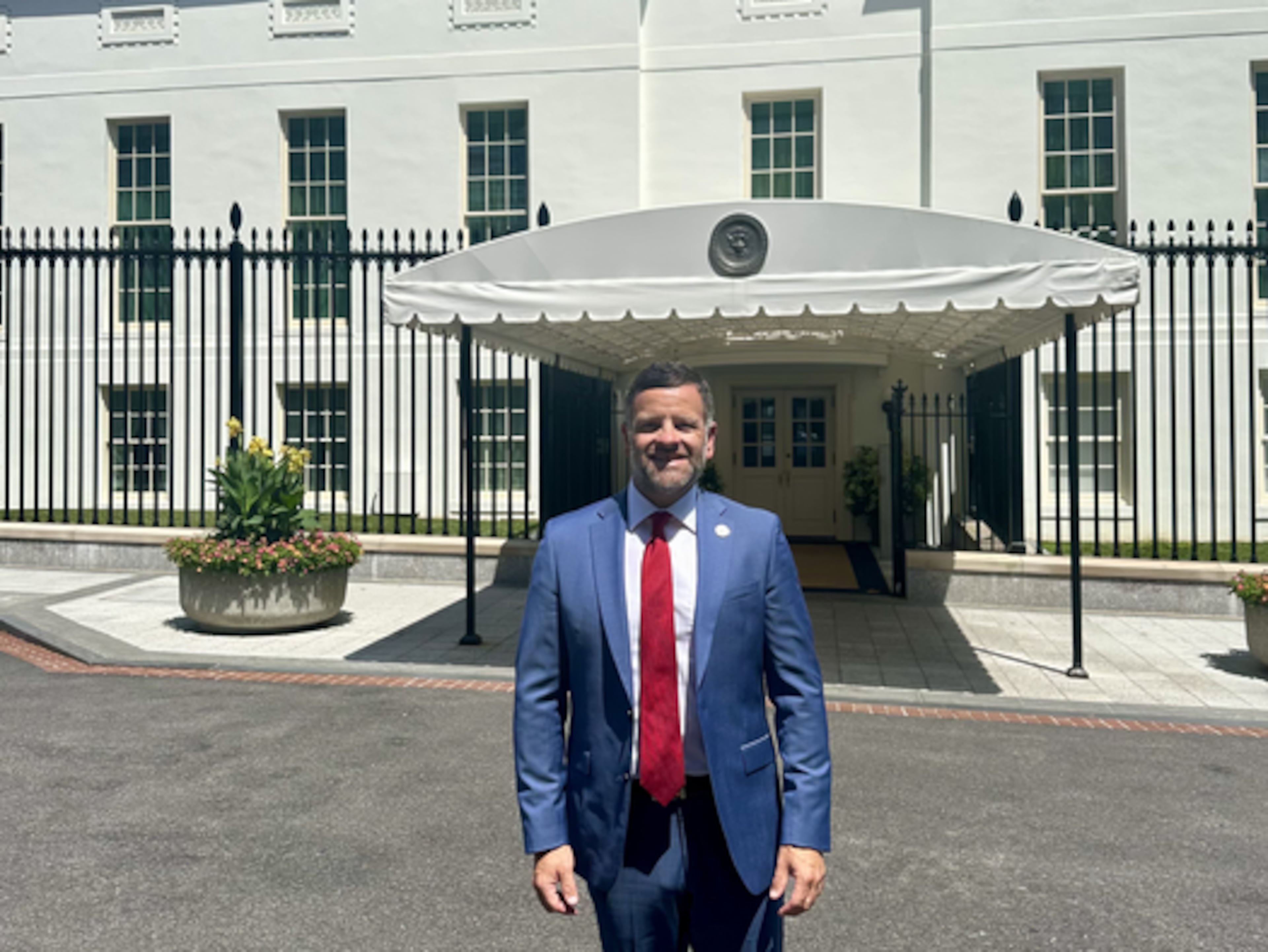 State Rep. Tim Fleming, R-Covington, recently traveled to the White House to meet with advisers to President Donald Trump.