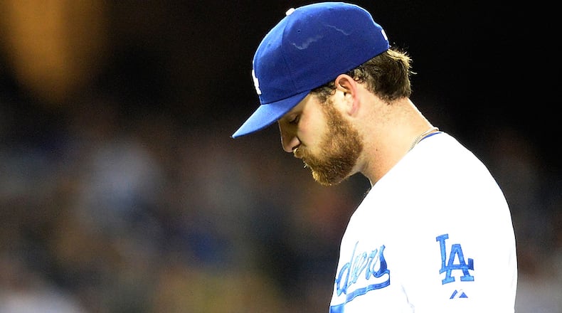 Chris .Withrow, who sat out last season while recovering from back and elbow surgeries, made 46 relief appearances for the Dodgers in 2013 and 2014.
