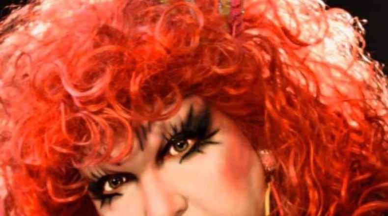 Drag performer Lily White brought shock and humor to the art form. Photo by R. Travis Beck