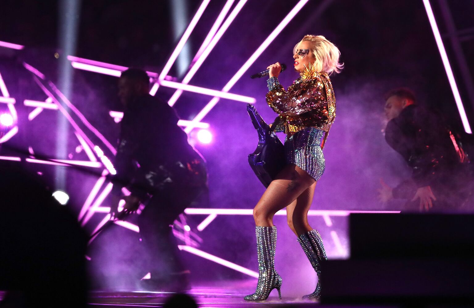 Lady Gaga Perfroms at Pepsi Zero Sugar Super Bowl LI Halftime Show