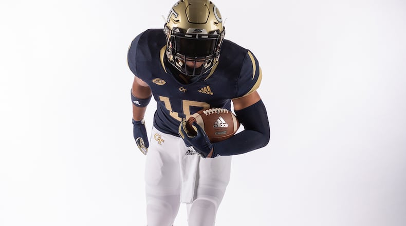Georgia Tech will debut its alternate uniform Saturday against Clemson at Bobby Dodd Stadium. (Georgia Tech Athletics)