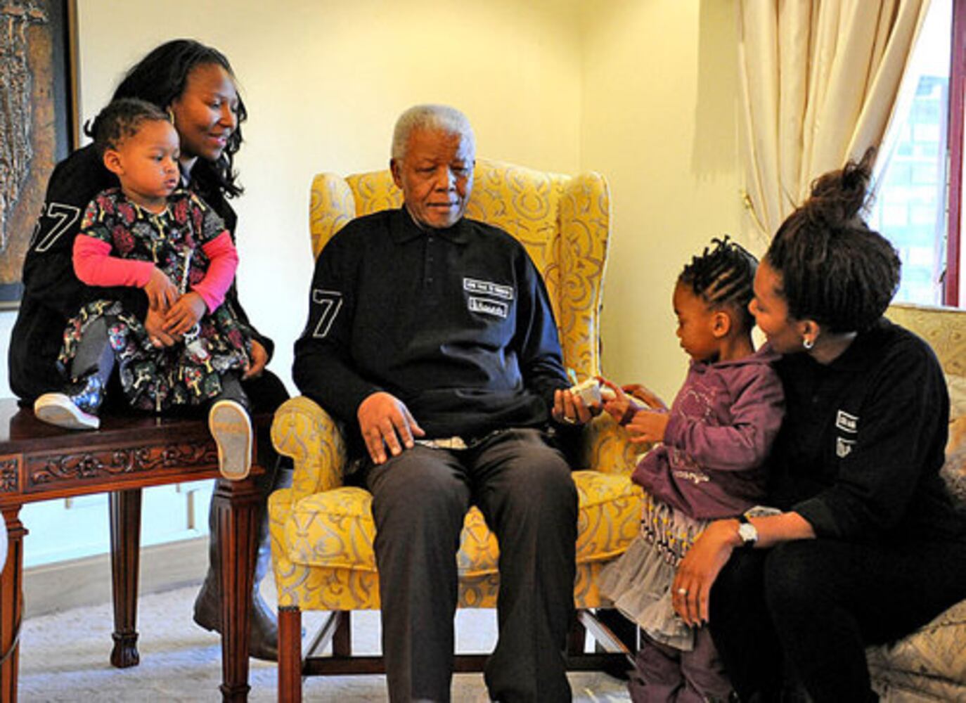 Nelson Mandela celebrates 93rd birthday