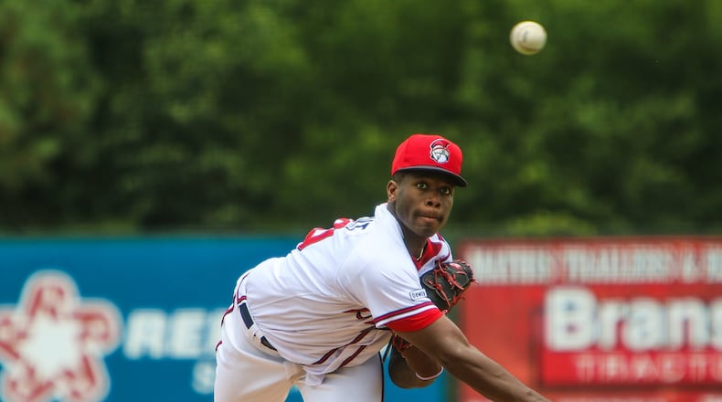 Touki Toussaint has rebounded from a lackluster start to the 2016 season with the Rome Braves PHOTO COURTESY ROME BRAVES