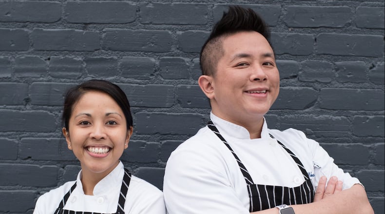 Chefs Tanya Jimenez and Michael Le