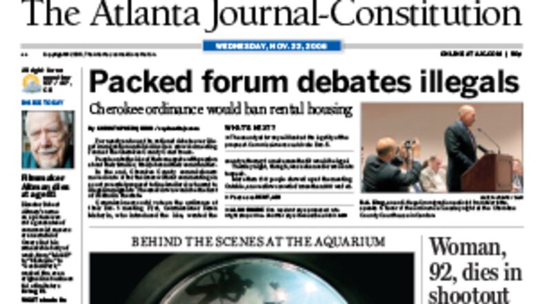 Nov. 22, 2006 — The headline “Woman, 92, dies in shootout with cops” introduced the first story of what would become many about Kathryn Johnston’s death. AJC PRINT ARCHIVES