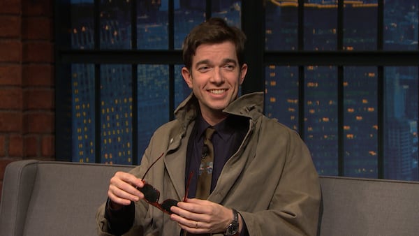 Comedian John Mulaney cracks wise at the Tabernacle on Dec. 14. (Photo by Lloyd Bishop/NBC)