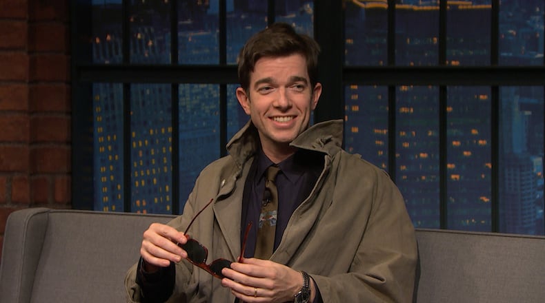 Comedian John Mulaney on "Late Night With Seth Meyers" in November, 2020. He has six nearly sold-out shows at the Foxy in September 2021. (Photo by: Lloyd Bishop/NBC)
