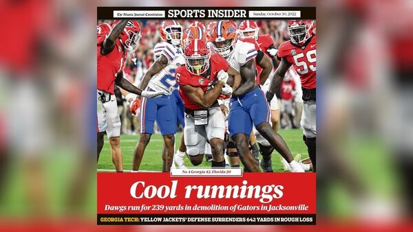 The Atlanta Journal-Constitution's digital magazine Sports Insider, Sunday, Oct. 30, 2022.