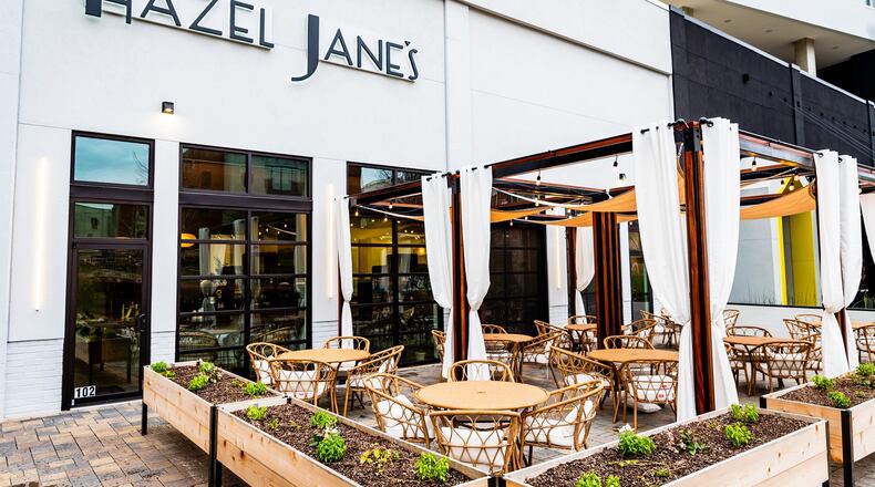 The patio at Hazel Jane’s offers prime Beltline views. CONTRIBUTED BY HENRI HOLLIS