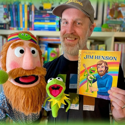The Pioneers of Puppetry event at the Center for Puppetry Arts includes an appearance by Luke Flowers, who has written a new Little Golden Book biography of Jim Henson. The program takes place on Thursday, July 2. (Photo courtesy of the Center for Puppetry Arts)