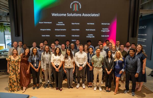 Insight Global celebrates its 2026 associates who completed its solutions associates program. (Courtesy of Insight Global)