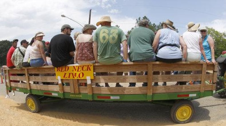The Redneck Games in Dublin always drew a crowd. AJC file photo: Johnny Crawford