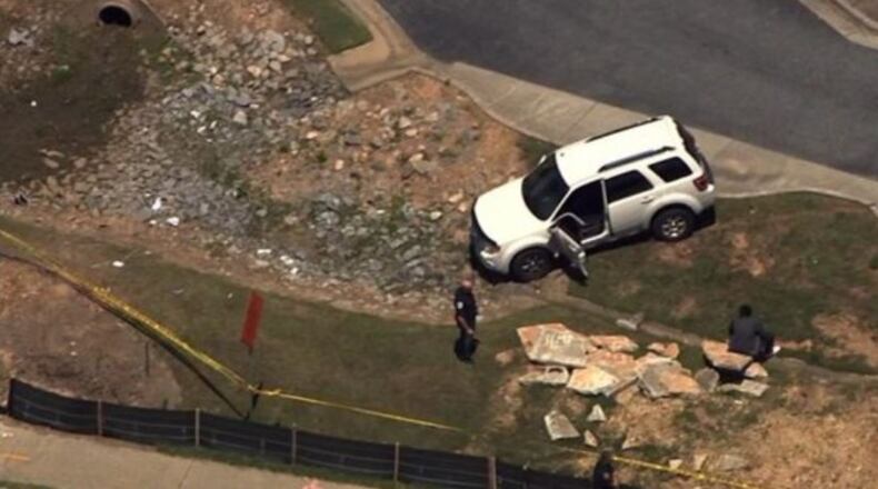 A man was fatally shot Monday afternoon near Cumberland Mall in Cobb County. (Credit: Channel 2 Action News)