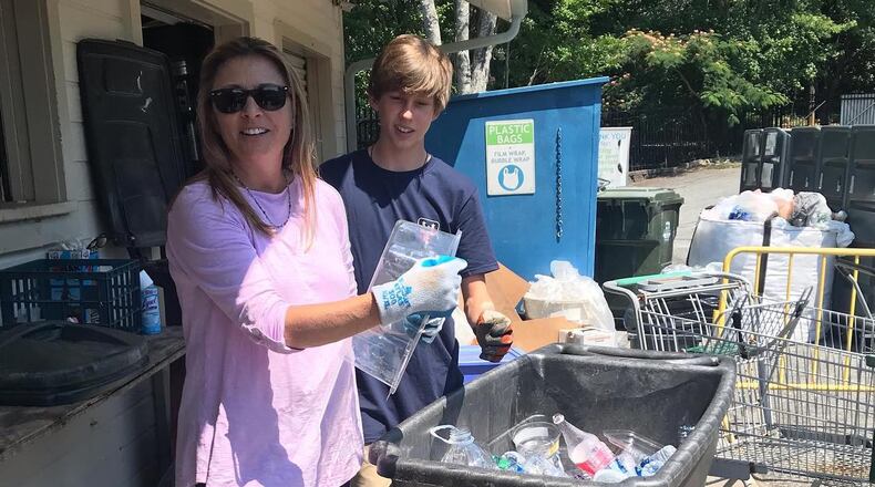 The Sandy Springs Recycling Center releases new hours of operation and no longer will be accepting plastic bags, film and bubble wrap. (Courtesy Keep North Fulton Beautiful)