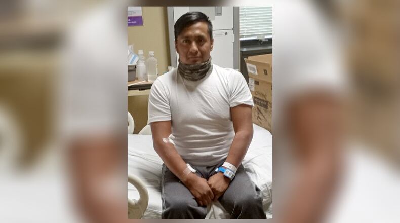 Elcias Hernandez Ortiz, critically injured in a March 16 shooting at a Cherokee County spa, has been released from the hospital, his attorney said.