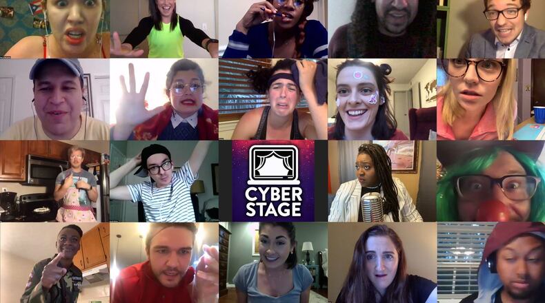 Cyber Stage, part of a new digital series from Aurora Theatre, features past and present members of the company’s apprentice acting program to perform interactive play readings. CONTRIBUTED BY JUAN UNZUETA