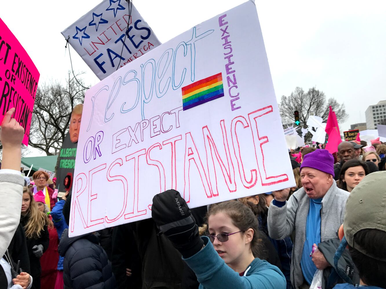 Signs of the times at Women's March in D.C.