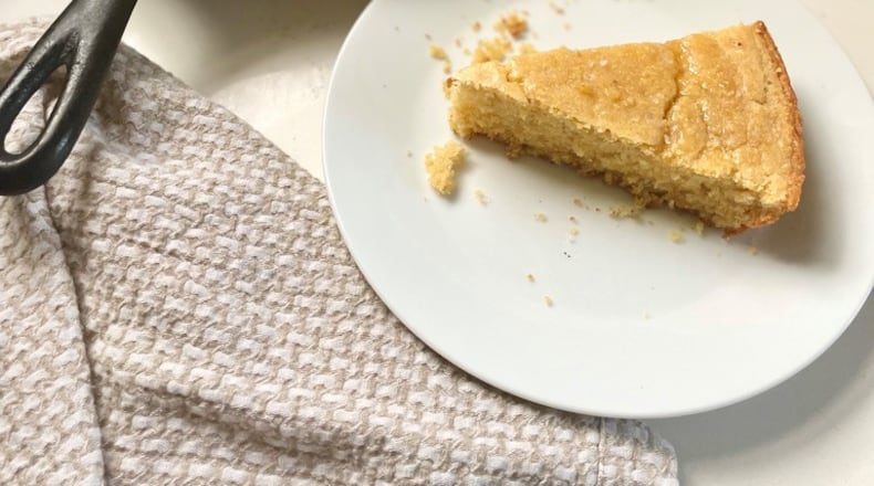 Quality stone-ground cornmeal and whole-fat buttermilk star in skillet cornbread but the flavor and texture of these ingredients lend themselves to other baked goods. Sarah Dodge for The Atlanta Journal-Constitution