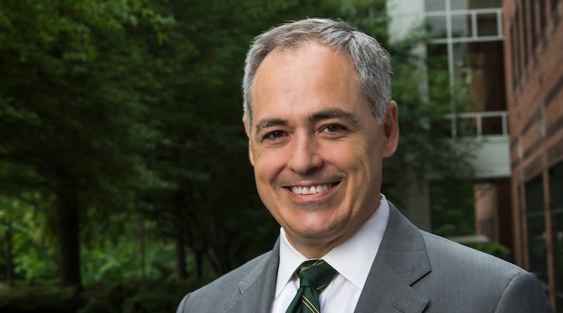 "President Ángel Cabrera. Photo by Evan Cantwell/Creative Services/George Mason University"