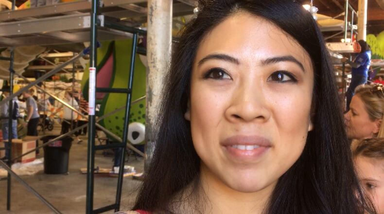 2010 UGA alum Pei-Ying Nie is extra happy to be a Bulldog. She was already planning to be in Pasadena this holiday season, and is thrilled her alma mater is, too. Photo: Jennifer Brett, jbrett@ajc.com