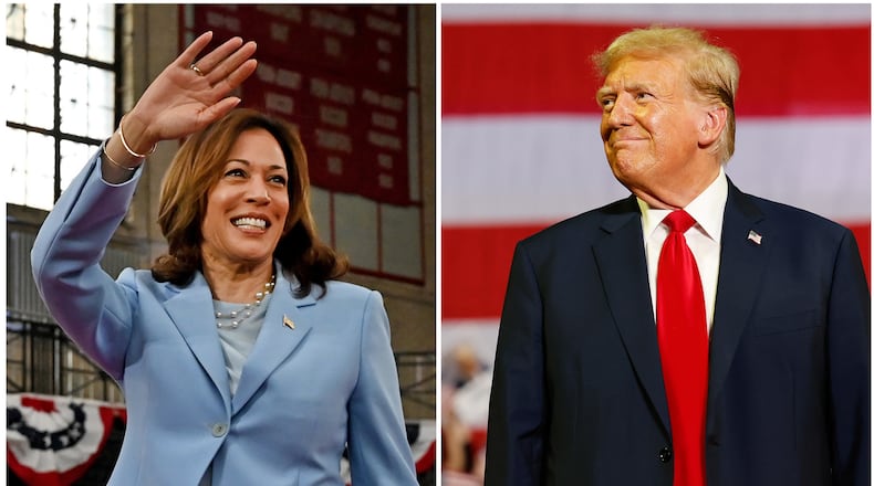 Polls about the race in Georgia between Vice President Kamala Harris and former President Donald Trump generally still fall within the margin of error, and most of the major forecasters still rate the state as a toss-up. (The Philadelphia Inquirer/TNS)