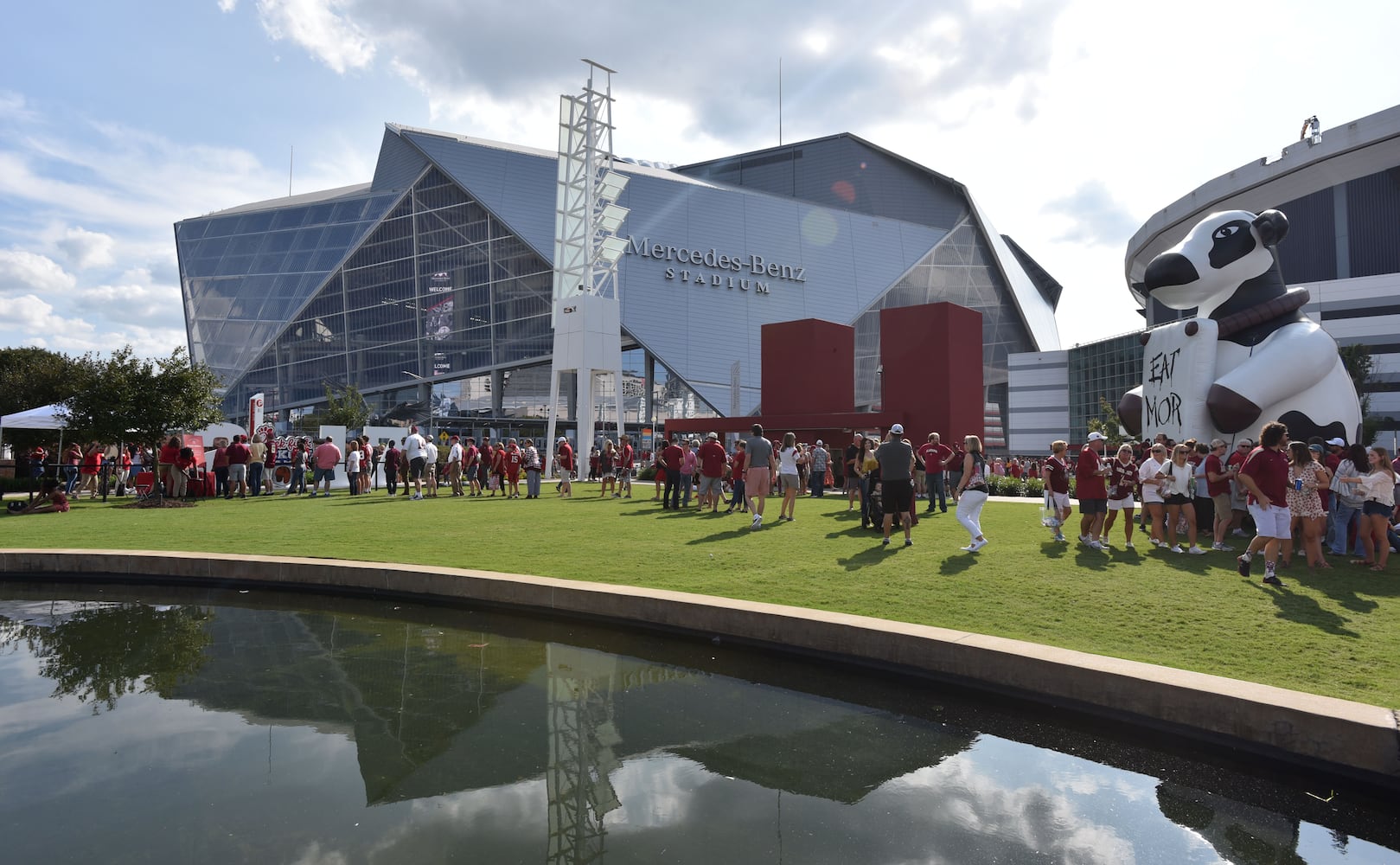 Photos: Alabama, FSU play at Atlanta’s Mercedes-Benz Stadium
