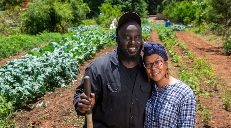 Musa and Micole Hasan met at Tuskegee University, and eventually studied at Emory University, but they were drawn to farmland in Monroe that Musa’s father had bought years before. Phil Skinner for The Atlanta Journal-Constitution