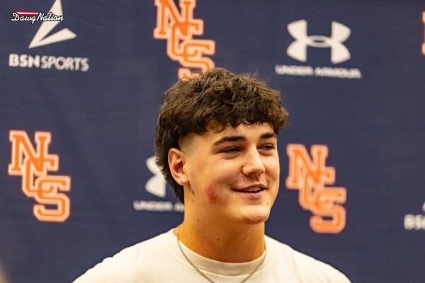 Jared Curtis validated his relationship with Mike Bobo by mentioning Georgia’s offensive coordinator by name six times during his initial post-decision news conference. (Jeff Sentell/DawgNation)