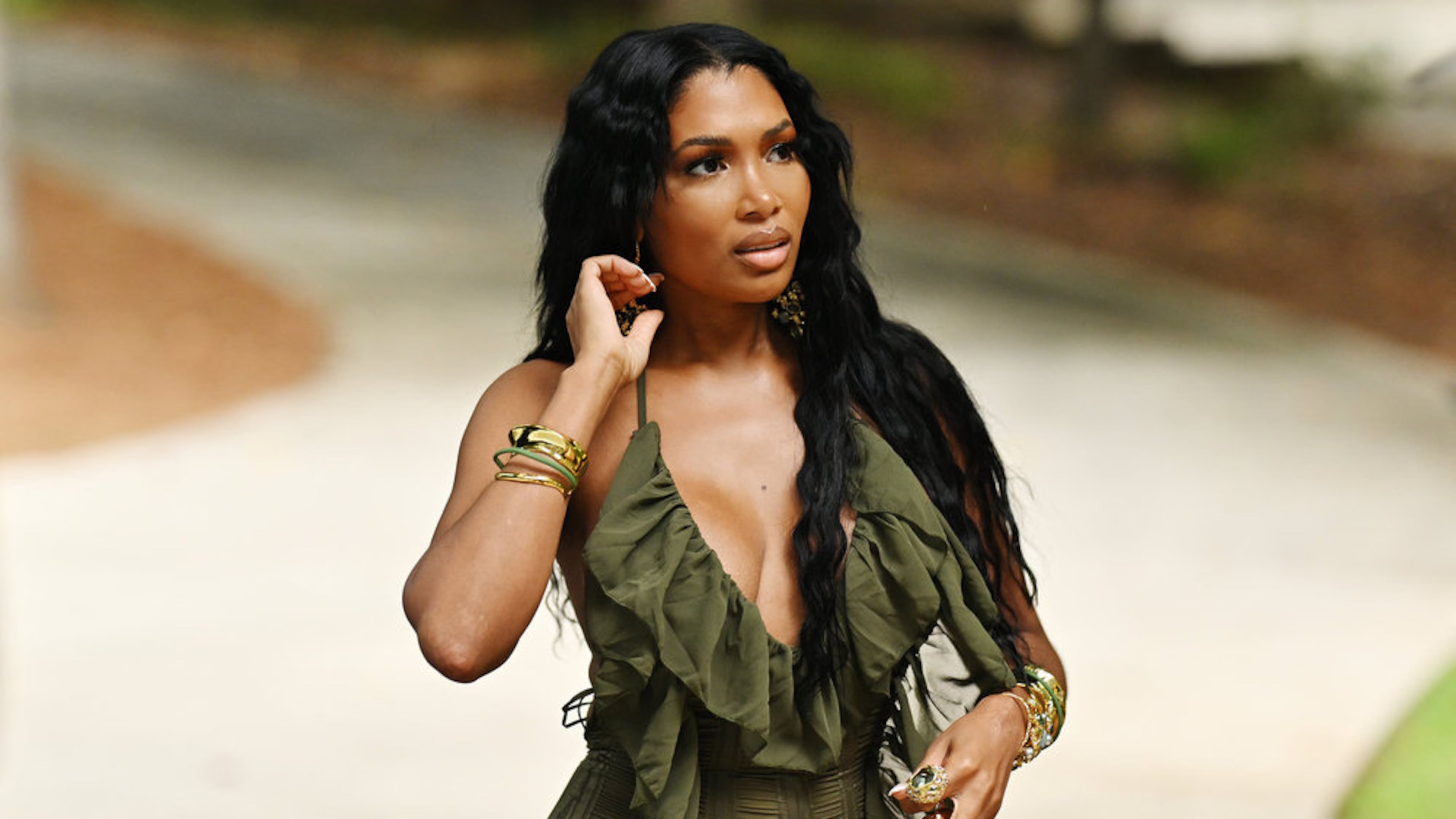 Brit Eady in an early episode of "The Real Housewives of Atlanta" season 16. (Derek White/Bravo)